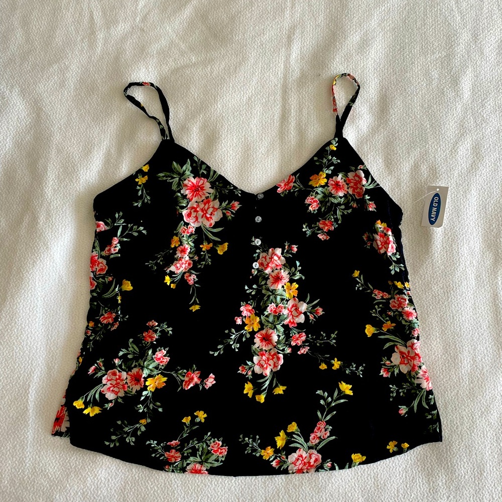 Old Navy Size Small Floral Camisole NWT